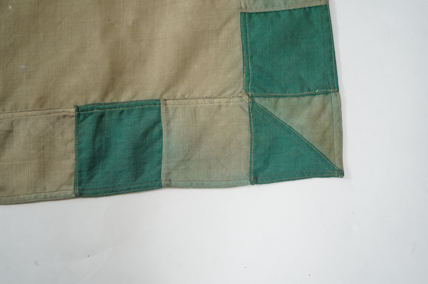 An unusual early 20th century hand painted British Royal Exchange Assurance Company ensign. Formed in 1720 it insured ships and goods at sea, fire for buildings and life insurance. The company merged with Guardian Assura